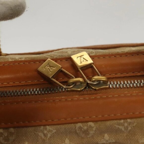 LOUIS VUITTON Monogram Mini Josephine PM Hand Bag Beige M92416 LV Auth 132759 - Picture 11 of 16